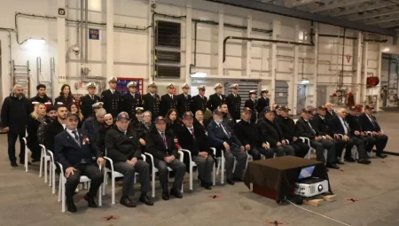 Şehit aileleri ve gaziler TCG Anadolu’da ağırlandı