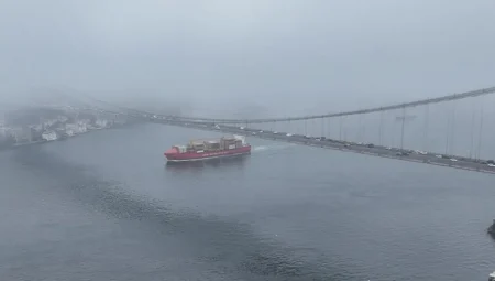 İstanbul Boğazı’nda gemi trafiği sis nedeniyle durduruldu