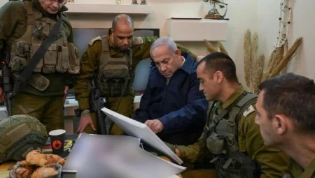 Netanyahu, Batı Şeria’da Filistinli mülteci kampına baskın düzenledi